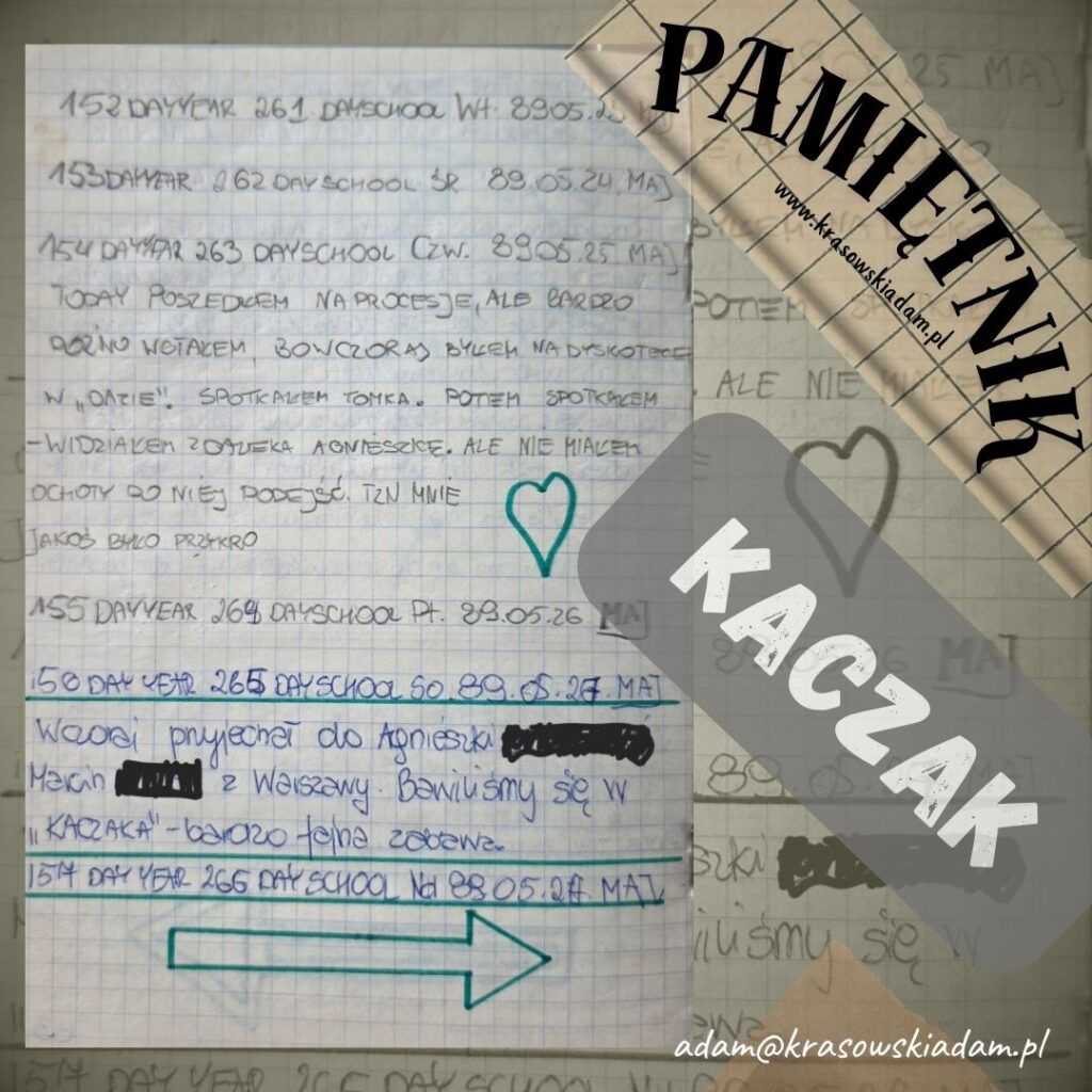 Pamietnik 1989 – kaczak